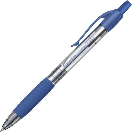 Integra Gel Pen, 0.7mm Point, Retractable, 12/DZ, Blue PK ITA36202